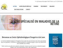 Tablet Screenshot of cil-paris.fr